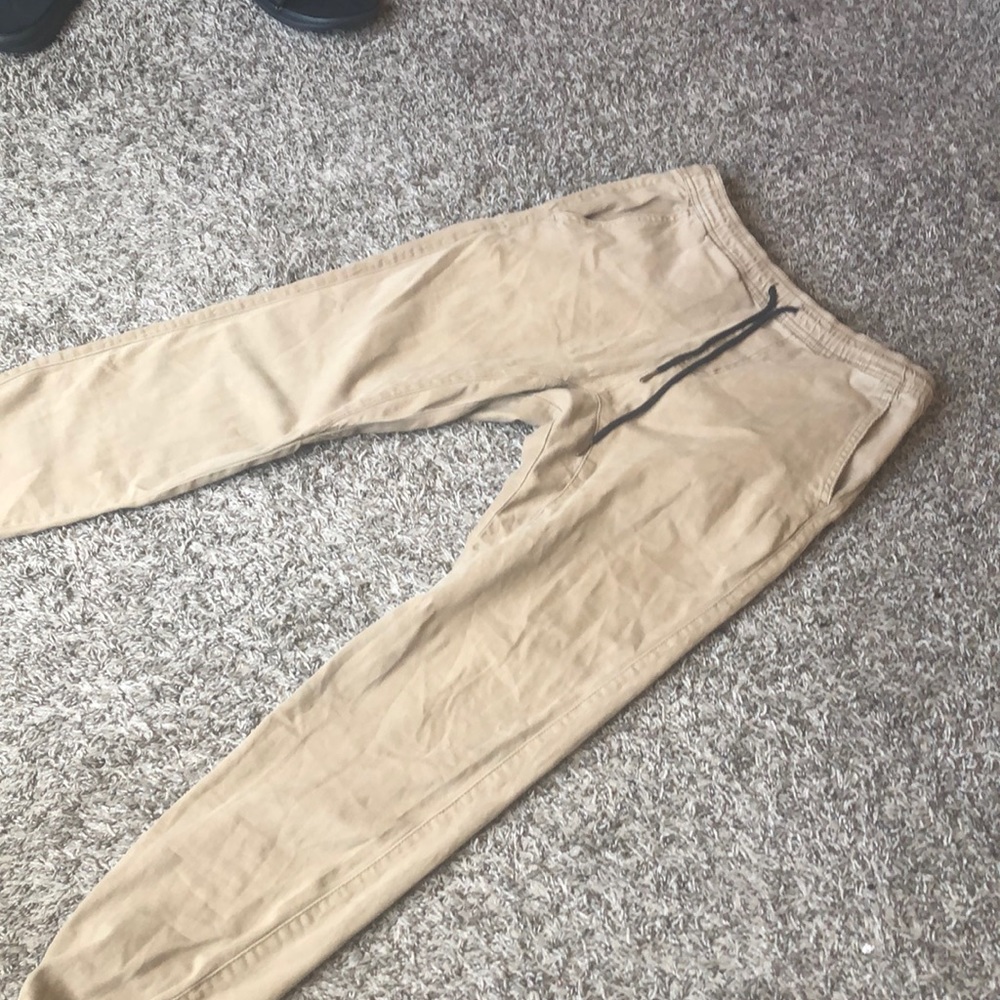 Tan joggers